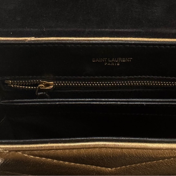 Saint Laurent Gold mini lou lou bag - Picture 12 of 14